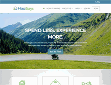 Tablet Screenshot of motostays.com